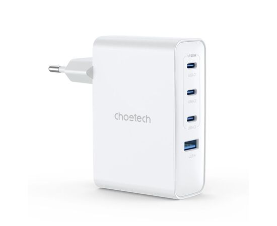 Зарядное устройство Choetech 3xUSB-C + 1xUSB PD100W GaN (PD9002)