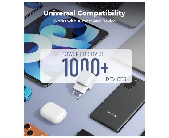 Зарядное устройство Choetech USB-C PD100W GaN Super Mini (PD9031), изображение 5
