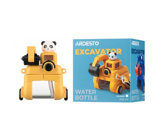 Бутылка для воды Ardesto Excavator 500мл, пластик, жовтий (AR2250EY), изображение 8