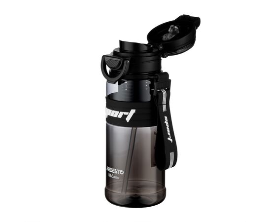 Пляшка для води Ardesto Urban 850мл, пластик, чорний (AR2285UB), зображення 5