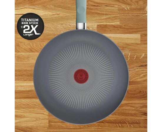 Сковорода Tefal Halo EUCALYPTUS, 24см, алюміній, бакеліт, сірий (G0160402), изображение 3