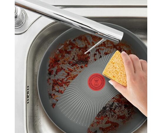 Сковорода Tefal Halo EUCALYPTUS, 28см, алюміній, бакеліт, сірий (G0160602), изображение 6