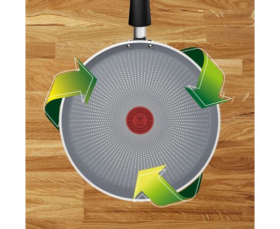 Сковорода Tefal Halo EUCALYPTUS, 25см, алюміній, бакеліт, сірий (G0163802), изображение 5