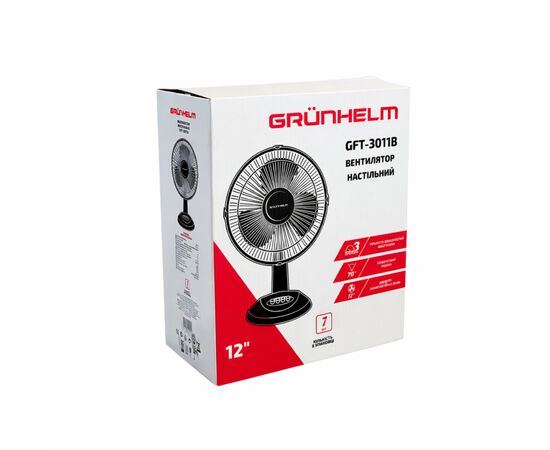 Вентилятор Grunhelm GFT-3011B, зображення 3