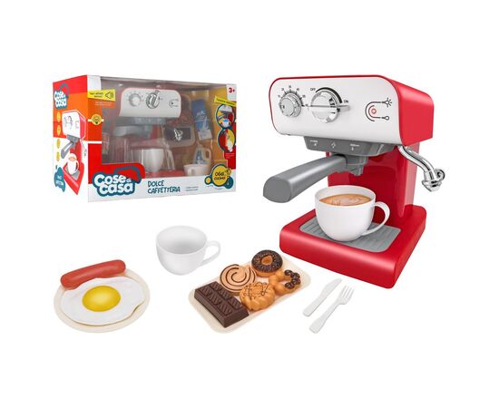 Игровой набор Cose di casa Кофеварка со светом, звуками, дымом и ак (42457)