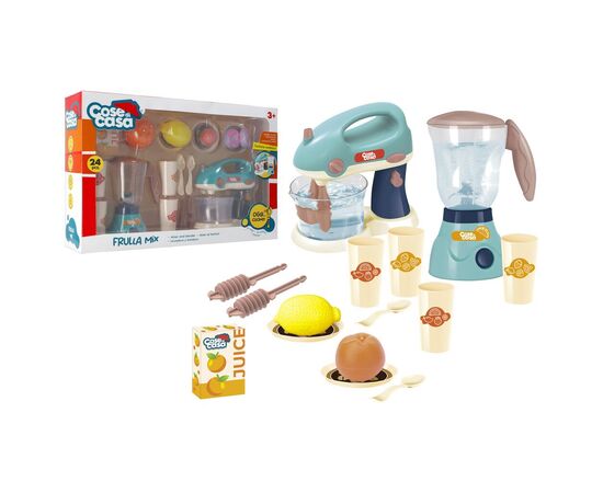 Игровой набор Cose di casa Миксер, Бландер с фруктами и аксессуарам (42559)