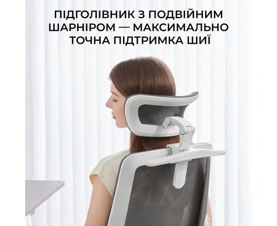 Офисное кресло Sihoo M59AS Mesh Gray (M59AS-M301), изображение 12