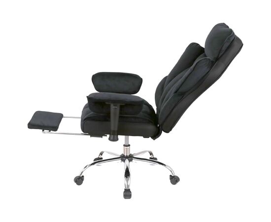 Офисное кресло Аклас Бамбетель RL 10093H (Бархат Черный) (00158596), изображение 5