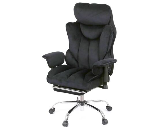 Офисное кресло Аклас Бамбетель RL 10093H (Бархат Черный) (00158596)