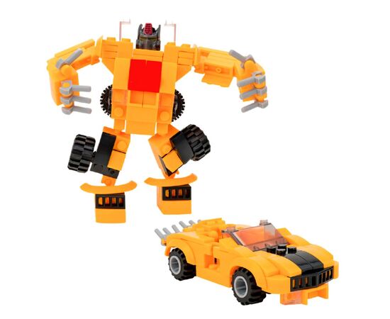 Конструктор Cubix Traxfigure 2-в-1, жовтий (39727/4), зображення 2