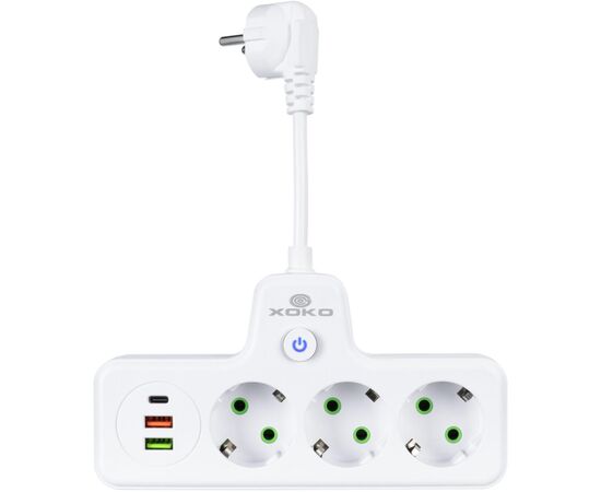 Сетевой фильтр питания XoKo XK-SPW-3-2-1-WH, изображение 2