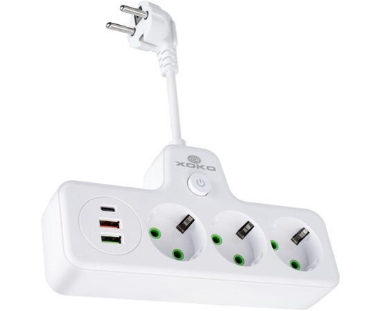 Сетевой фильтр питания XoKo XK-SPW-3-2-1-WH, изображение 5