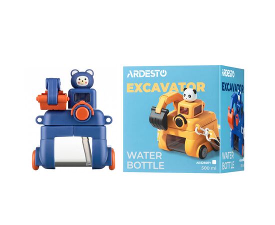 Бутылка для воды Ardesto Excavator 500мл, пластик, синій (AR2250EB), изображение 8