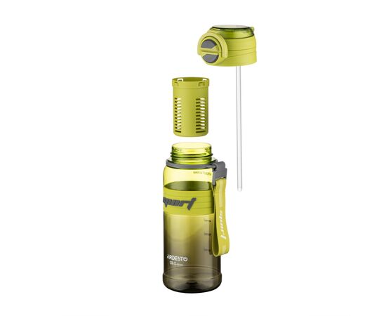 Пляшка для води Ardesto Urban 850мл, пластик, зелений (AR2285UE), зображення 6