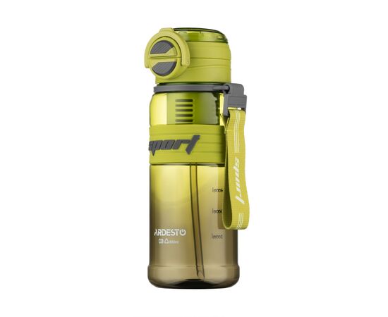 Пляшка для води Ardesto Urban 850мл, пластик, зелений (AR2285UE)