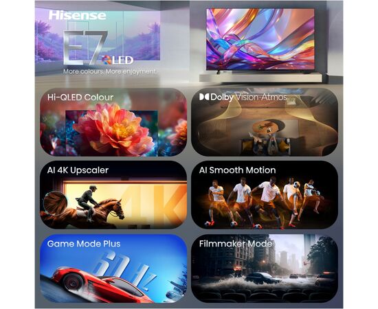Телевизор Hisense 43E7S, изображение 2