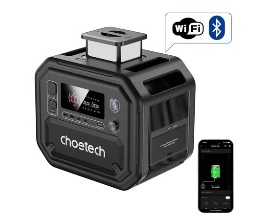 Зарядна станція Choetech BS064 2500W 2160Wh (BS064), зображення 2
