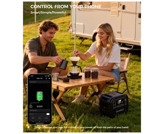 Зарядна станція Choetech BS064 2500W 2160Wh (BS064), зображення 8