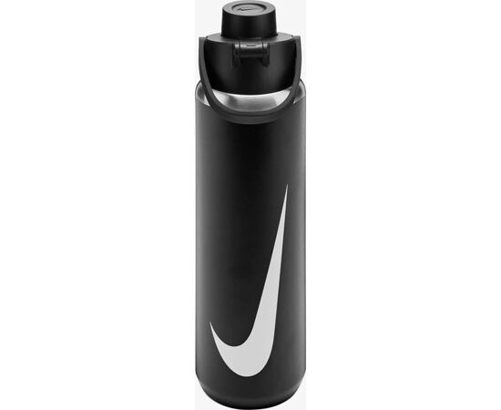 Бутылка для воды Nike SS RECHARGE CHUG BOTTLE 24 OZ N.101.3799.091.24 чорний 709 мл (887791805713)
