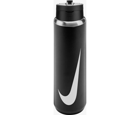 Бутылка для воды Nike SS RECHARGE STRAW BOTTLE 24 OZ N.101.3795.091.24 чорний 709 мл (887791805409)