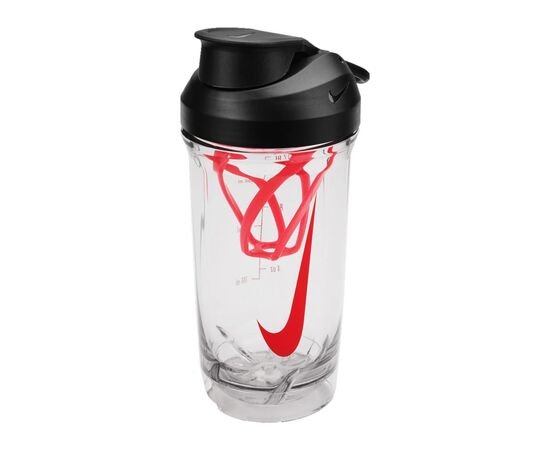 Бутылка для воды Nike TR RECHARGE SHAKER BOTTLE 16 OZ N.101.2242.912.16 чорний, червоний 473 мл (887791793195)
