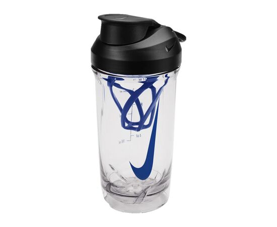 Бутылка для воды Nike TR RECHARGE SHAKER BOTTLE 16 OZ N.101.2242.913.16 чорний, синій 473 мл (887791793140)