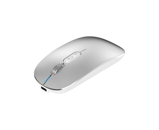 Мишка BAVIN G-K-991 RGB Wireless/Bluetooth Silver (G-K-991-SV)