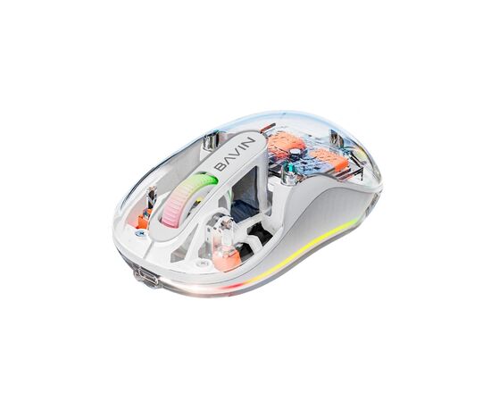 Мишка BAVIN G-K-992 RGB Wireless/Bluetooth White (G-K-992-WH)