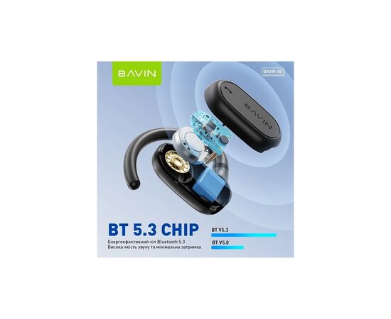 Навушники BAVIN BAVIN-80 Hi-Res Black (HB-BA-80-BK), зображення 3