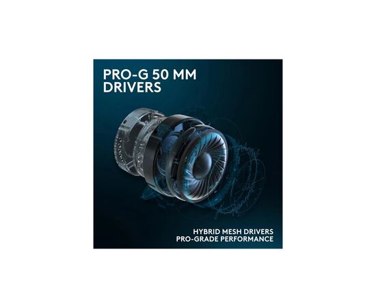 Наушники Logitech G PRO X SE Wired USB Black (981-001470), изображение 4