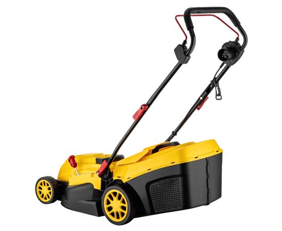 Газонокосарка 2E GardenCut 38 1600Вт, 38см, 40л, 25-75мм, 12.7кг (2E-ELM38M), зображення 9