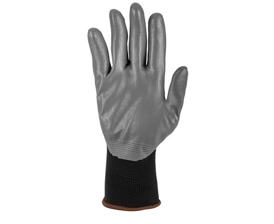 Захисні рукавиці Neo Tools поліестер з нітриловим покриттям, р.9, сіро-чорний (97-647K-9), зображення 3