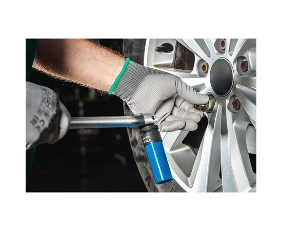 Захисні рукавиці Neo Tools поліестер з поліуретановим покриттям, р.8, сірий 12шт (97-646-8), зображення 8