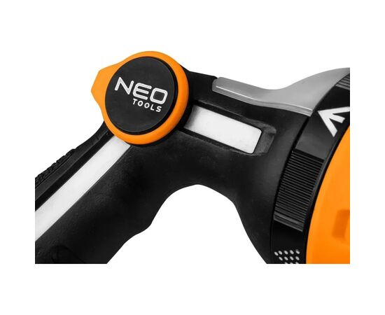 Пистолет для полива Neo Tools пистолетный, , регулировка напора воды, 5 функций, металлическая сетка, 0.246кг (15-708), изображение 3