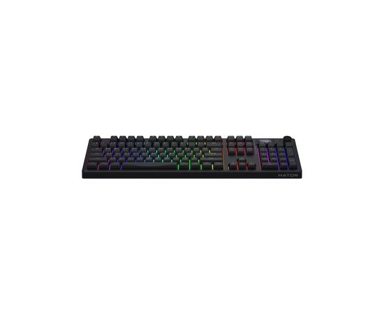 Клавиатура Hator Skyfall 100 PRO Aurum Vanila Silent RGB Wireless/Bluetooth/USB UA Black (HTK4101UA), изображение 2