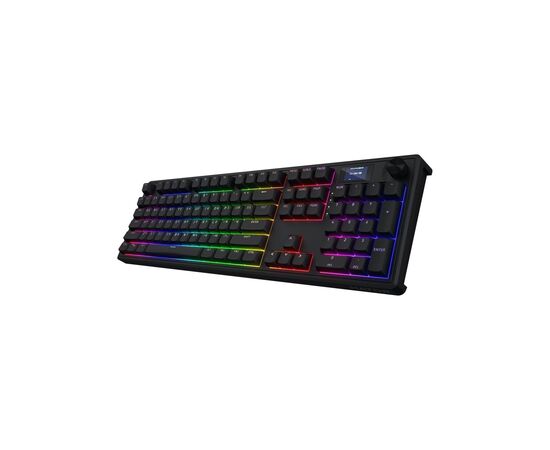 Клавиатура Hator Skyfall 100 PRO Aurum Vanila Silent RGB Wireless/Bluetooth/USB UA Black (HTK4101UA), изображение 3