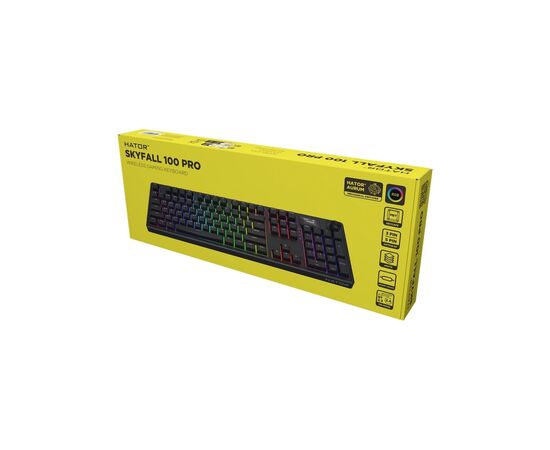 Клавиатура Hator Skyfall 100 PRO Aurum Vanila Silent RGB Wireless/Bluetooth/USB UA Black (HTK4101UA), изображение 7