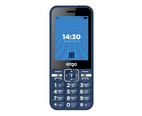 Мобільний телефон Ergo E281 Blue, зображення 2