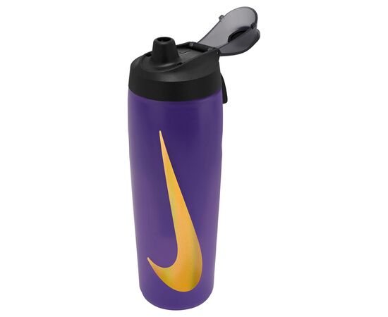 Бутылка для воды Nike REFUEL BOTTLE LOCKING LID 24 OZ N.100.7668.501.24 фіолетовий, жовтий, чорний 709 мл (887791745231), изображение 3