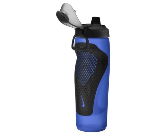 Пляшка для води Nike REFUEL BOTTLE LOCKING LID 32 OZ N.100.7670.423.32 синій, білий, чорний 946 мл (887791745521), зображення 4