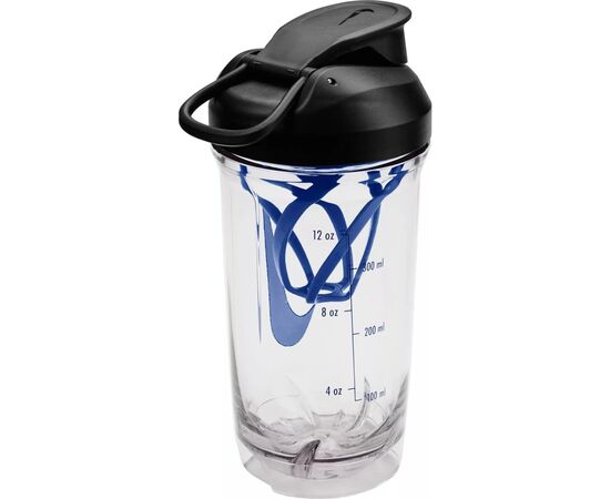 Бутылка для воды Nike TR RECHARGE SHAKER BOTTLE 16 OZ N.101.2242.913.16 чорний, синій 473 мл (887791793140), изображение 2