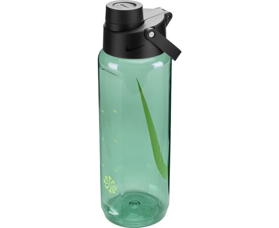 Бутылка для воды Nike TR RENEW RECHARGE CHUG BOTTLE 24 OZ N.100.7636.011.24 зелений, чорний 709 мл (887791805515), изображение 2