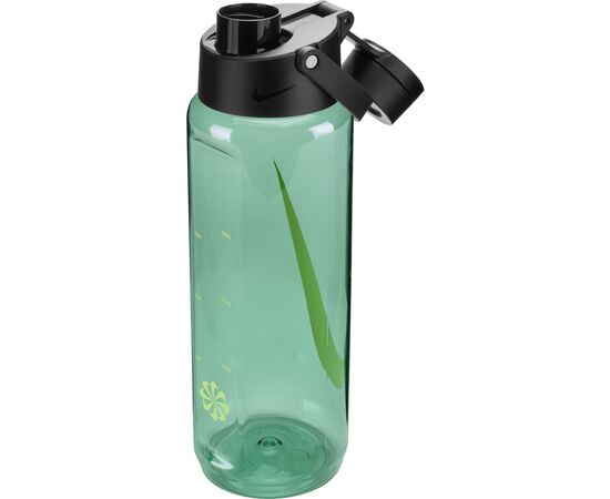 Бутылка для воды Nike TR RENEW RECHARGE CHUG BOTTLE 24 OZ N.100.7636.011.24 зелений, чорний 709 мл (887791805515), изображение 3