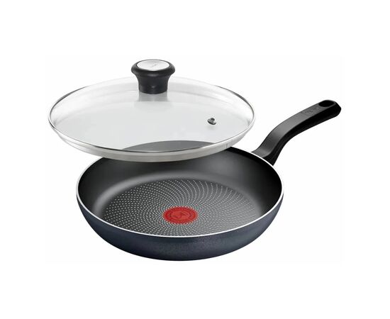 Сковорода Tefal So'' Light 26 см, алюміній, бакеліт, скло, чорний (H0560542_SET), зображення 2