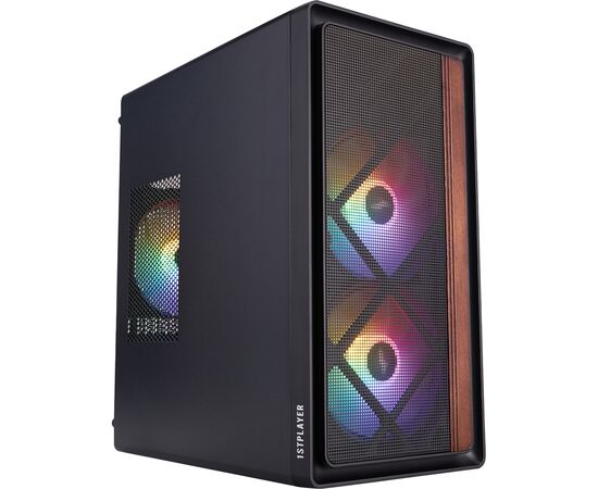 Корпус для ПК 1stPlayer WD1-BK-3F1
