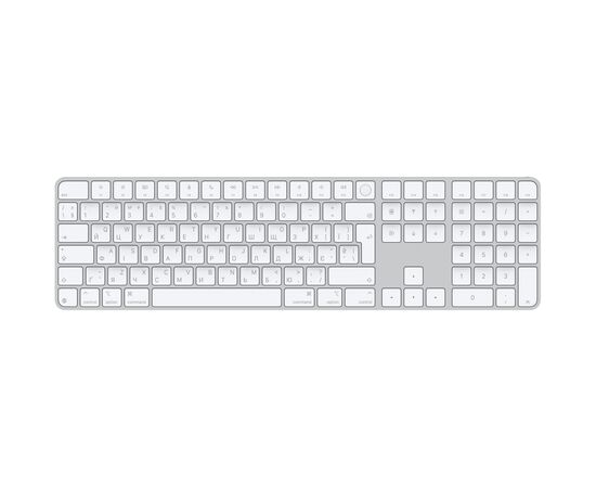 Клавиатура Apple Magic Keyboard with Touch ID Bluetooth/USB UA White (MXK73UA/A)