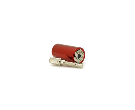 Торцевая головка Voltronic универсальная для шуруповерта 7-19 mm (25*52) 3/4 Red (YT-UnScTRD)