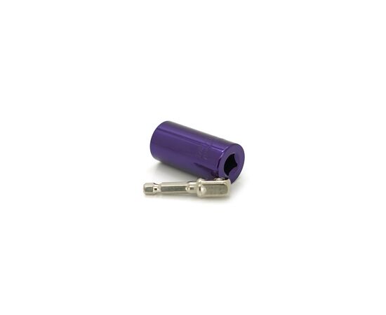 Торцевая головка Voltronic универсальная для шуруповерта 7-19 mm (25*52) 3/4 Violet (YT-UnScTVL), изображение 2