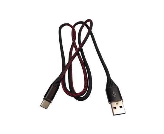 Дата кабель USB 2.0 AM to USB-C 1.0m 2.4A black XoKo (XK-CTC-005-BK), изображение 2
