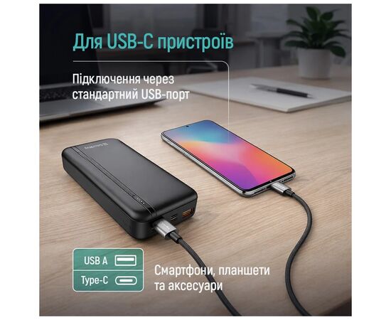 Дата кабель USB 2.0 AM to USB-C 2.0m 3A zinc alloy braided black ColorWay (CW-CBUC099-BK), изображение 7